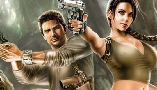 nathan drake and lara croft