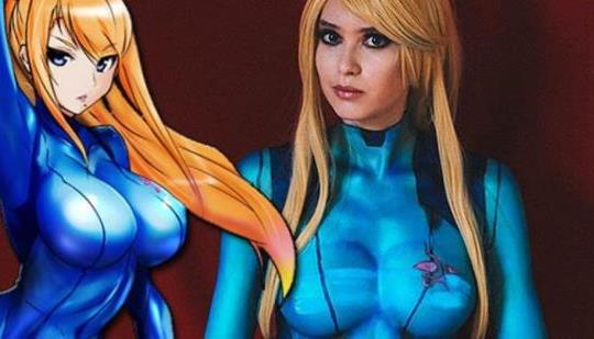 samus aran no suit hot