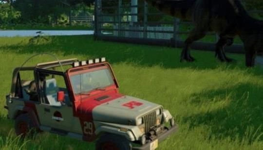 Jurassic World Evolution How To Unlock The 1993 Jurassic Park Jeep Skin N4g 