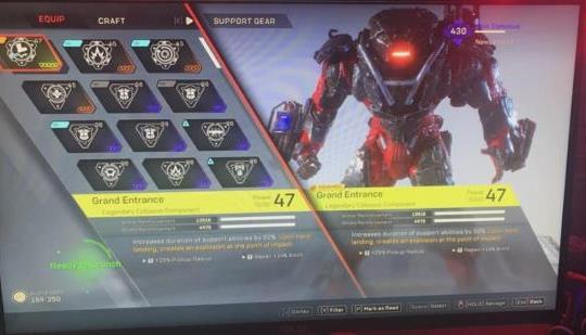 First Look At Anthem Grandmaster 3 Colossus And Its Perks N4g