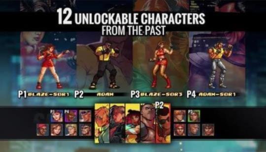 streets of rage remake unlockables