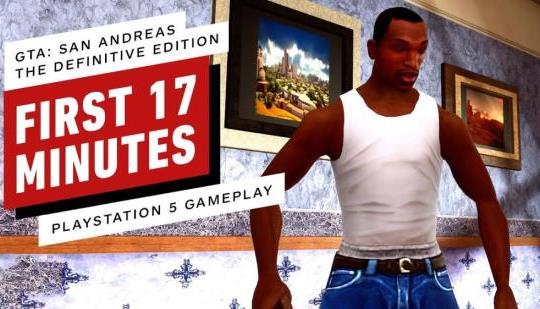 Grand Theft Auto San Andreas: Definitive Edition - First 17 Minutes Of ...