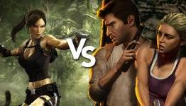 nathan drake and lara croft